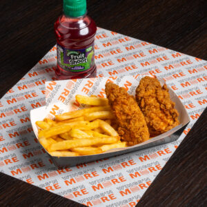 Tenders (2 Pieces) and Fries + Fruitshoot